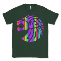 Sports Green reflective 7 lions Classic Tee - artisFamous