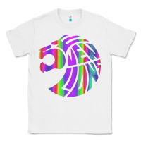 White reflective 7 lions Classic Tee - artisFamous