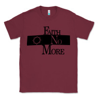 Burgundy faith no more Classic Tee - artisFamous