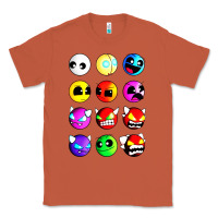 Copper geometry dash difficulty  faces Classic Tee - artisFamous