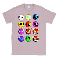 Lilac geometry dash difficulty  faces Classic Tee - artisFamous