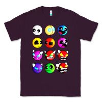 Plum geometry dash difficulty  faces Classic Tee - artisFamous