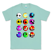 Seafoam geometry dash difficulty  faces Classic Tee - artisFamous