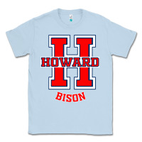 Dusty Blue howard 1867 university Classic Tee - artisFamous