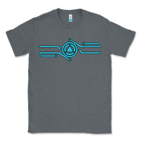 Charcoal Heather tron inspired merch Classic Tee - artisFamous