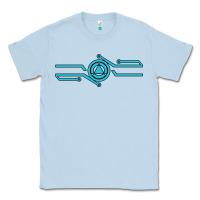 Dusty Blue tron inspired merch Classic Tee - artisFamous