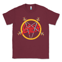 Burgundy heavy metal Classic Tee - artisFamous
