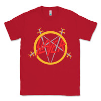 Red heavy metal Classic Tee - artisFamous