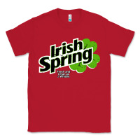 Red irish spring Classic Tee - artisFamous