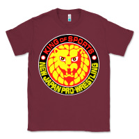 Burgundy japan pro wrestling Classic Tee - artisFamous