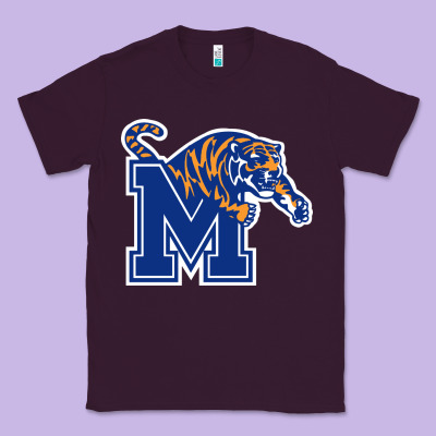 The Memphis Athletic Teams Tigers Classic Tee Designed By Artisfamous