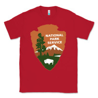 Red national park service Classic Tee - artisFamous