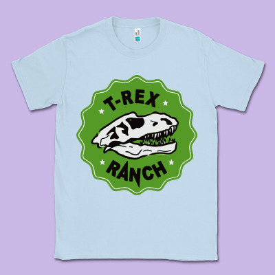 T Rex Ranch Classic Tee Designed By Artisfamous