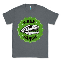 Charcoal Heather t rex ranch Classic Tee - artisFamous