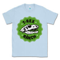 Dusty Blue t rex ranch Classic Tee - artisFamous