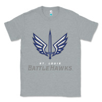 Heather Grey battle hawks football Classic Tee - artisFamous