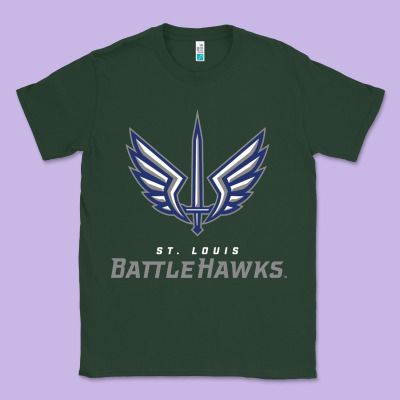 Battle Hawks Football Classic Tee Designed By Artisfamous