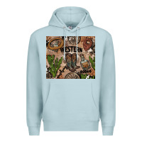 Blue Mist western rodeo Premium Hoodie - AdoDesignShop