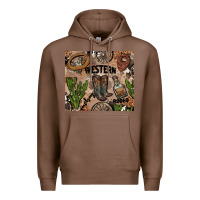 Chestnut western rodeo Premium Hoodie - AdoDesignShop