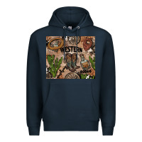 Navy western rodeo Premium Hoodie - AdoDesignShop