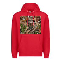 Red western rodeo Premium Hoodie - AdoDesignShop