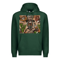 Sports Green western rodeo Premium Hoodie - AdoDesignShop