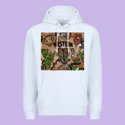 Western Rodeo Premium Hoodie Designed By Adodesignshop