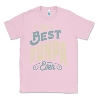 Bubblegum Pink The Best Funpa Ever - Mens Funny Dad and Grandpa Classic Tee - artisFamous