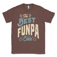 Chestnut The Best Funpa Ever - Mens Funny Dad and Grandpa Classic Tee - artisFamous