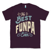 Plum The Best Funpa Ever - Mens Funny Dad and Grandpa Classic Tee - artisFamous