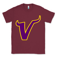 Burgundy vikings style Classic Tee - artisFamous