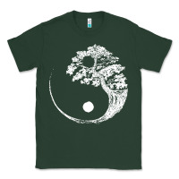 Sports Green yin yang bonsai tree Classic Tee - artisFamous