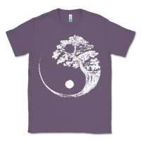 Lavender yin yang bonsai tree Classic Tee - artisFamous