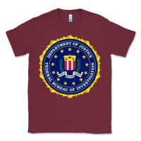 Burgundy fbi Classic Tee - artisFamous