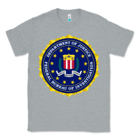 Heather Grey fbi Classic Tee - artisFamous