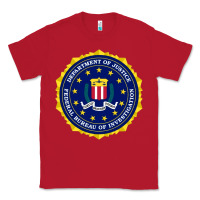 Red fbi Classic Tee - artisFamous