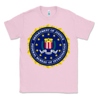 Bubblegum Pink fbi Classic Tee - artisFamous