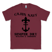Burgundy cajun navy Classic Tee - artisFamous