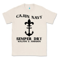 Natural cajun navy Classic Tee - artisFamous