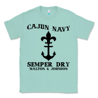 Seafoam cajun navy Classic Tee - artisFamous