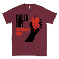 Burgundy american idiot Classic Tee - artisFamous
