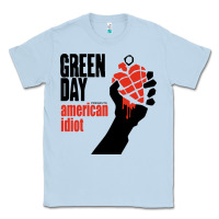 Dusty Blue american idiot Classic Tee - artisFamous