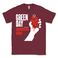 Burgundy american idiot Classic Tee - artisFamous