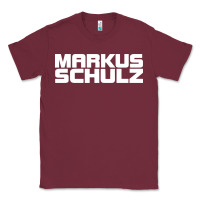 Burgundy markus schulz Classic Tee - artisFamous