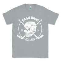 Heather Grey bash bros Classic Tee - artisFamous