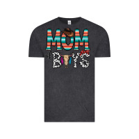 Vintage Black mom of boys Vintage Tee - CowhideDigitalArt