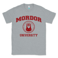 Heather Grey mordor university Classic Tee - artisFamous