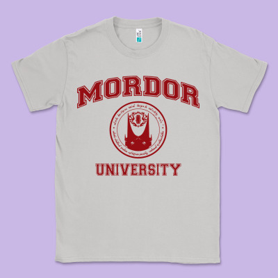 Mordor University Classic Tee Designed By Artisfamous