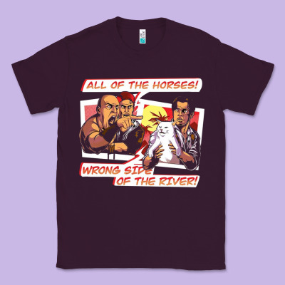 Wrong Side Of The River Classic Tee Designed By Artisfamous