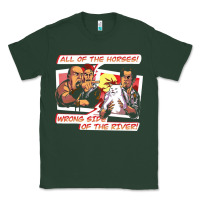 Sports Green wrong side of the river Classic Tee - artisFamous